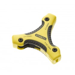 Stanley® ΤΡΙΓΩΝΙΚΟ ΑΝΑΔΙΠΛΟΥΜΕΝΟ ΣΕΤ 9 ΚΛΕΙΔΙΩΝ ΑΛΛΕΝ STANLEY 0-95-935