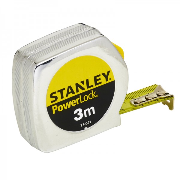 POWERLOCK ΜΕΤΡΟ ΜΕ ΚΕΛΥΦΟΣ ΑΒS 3m STANLEY 1-33-238