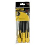 ΜΑΧΑΙΡΙΑ SM ΜΕ ΣΠΑΣΤΗ ΛΑΜΑ 9ΜΜ 3 τεμ 130mm STANLEY 2-10-150