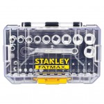 ΣΕΤ ΚΑΣΤΑΝΙΑ  37 ΤΜΧ 1/4" ΜΕ ΚΑΣΕΤΙΝΑ STAKBOX S FATMAX STANLEY FMMT19101-0