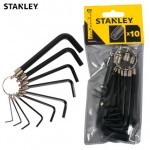 ΣΕΤ 10 ΚΛΕΙΔΙΑ ΑΛΛΕΝ ΣΕ ΜΠΡΕΛΟΚ 1.5-10mm STANLEY STMT69213-8