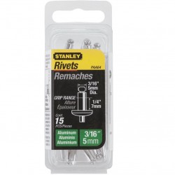 ΠΡΙΤΣΙΝΙΑ ΑΛΟΥΜΙΝΙΟΥ 5x7mm 15τεμ STANLEY 1-PAA64T