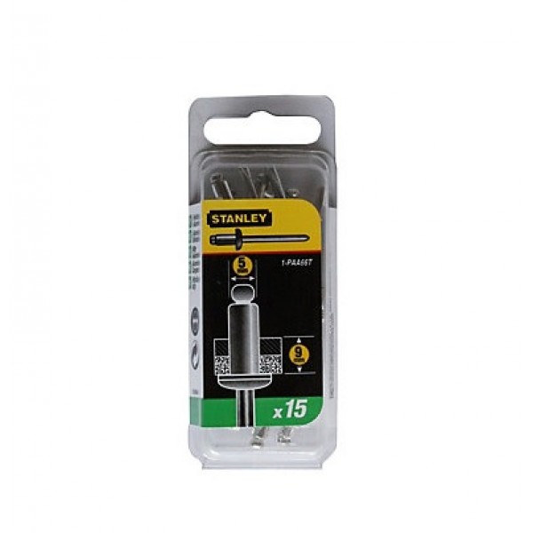 ΠΡΙΤΣΙΝΙΑ ΑΛΟΥΜΙΝΙΟΥ 5x9mm 15ΤΕΜ STANLEY 1-PAA66T