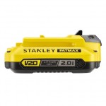 ΜΠΑΤΑΡΙΑ ΛΙΘΙΟΥ V20 18V 2.0AH FATMAX STANLEY SFMCB202