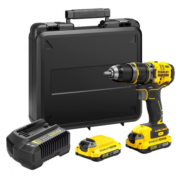 ΚΡΟΥΣΤΙΚΟ ΔΡΑΠΑΝΟΚΑΤΣΑΒΙΔΟ V20 BRUSHLESS 18V (2x2.0Ah) ΜΕ ΚΑΣΕΤΙΝΑ FATMAX SFMCD721D2K