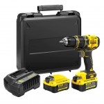 ΚΡΟΥΣΤΙΚΟ ΔΡΑΠΑΝΟΚΑΤΣΑΒΙΔΟ V20 BRUSHLESS 18V (2x4.0Ah) ΜΕ ΚΑΣΕΤΙΝΑ FATMAX STANLEY SFMCD721M2K
