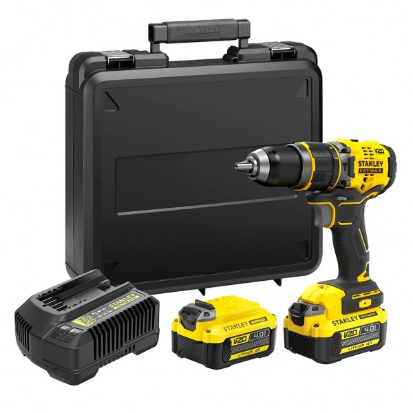 ΚΡΟΥΣΤΙΚΟ ΔΡΑΠΑΝΟΚΑΤΣΑΒΙΔΟ V20 BRUSHLESS 18V (2x4.0Ah) ΜΕ ΚΑΣΕΤΙΝΑ FATMAX STANLEY SFMCD721M2K
