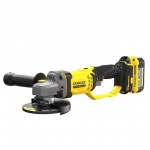 ΓΩΝΙΑΚΟΣ ΤΡΟΧΟΣ V20 18V 125mm (2x4.0Ah) ΣΕ ΒΑΛΙΤΣΑ STANLEY SFMCG400M2K