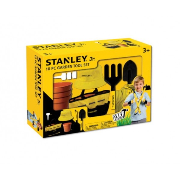 ΣΕΤ ΠΑΙΔΙΚΩΝ ΕΡΓΑΛΕΙΩΝ ΚΗΠΟΥ 10 ΤΕΜΑΧΙΩΝ STANLEY JR SG004-10-SY