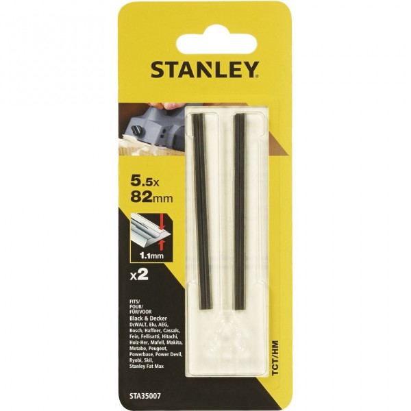 ΜΑΧΑΙΡΙΑ ΓΙΑ ΠΛΑΝΗ ΔΙΑΜΑΝΤΕ  5.5mm x 82 x 1.1mm STANLEY STA35007