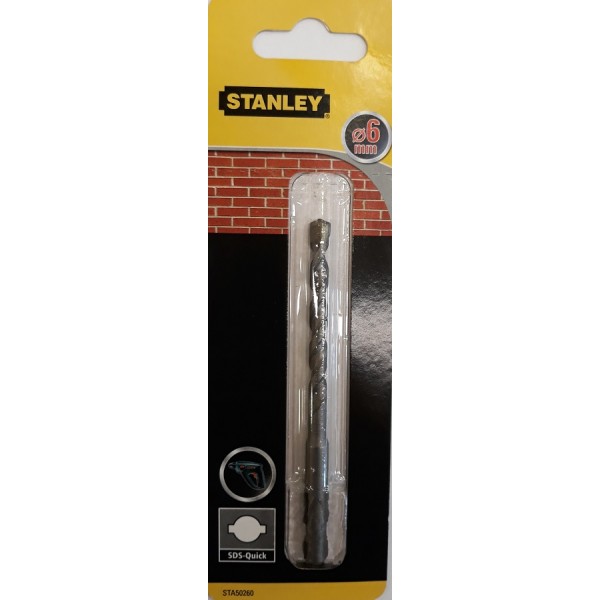 ΤΡΥΠΑΝΙ SDS-QUICK 6mm ΜΕ ΤΑΧΥΣΥΝΔΕΣΜΟ STANLEY STA50260
