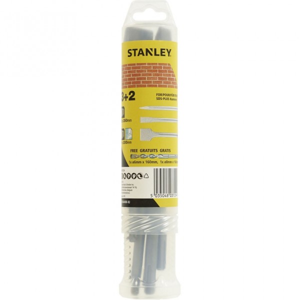 ΣΕΤ ΜΕ 5 ΚΑΛΕΜΙΑ & ΤΡΥΠΑΝΙΑ SDS PLUS STANLEY STA54400-XJ