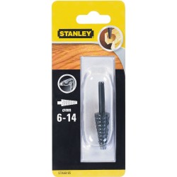 ΡΑΣΠΑ ΔΡΑΠΑΝΟΥ ΚΩΝΙΚΗ ΓΙΑ ΞΥΛΟ Φ6-14mm STANLEY STA66165