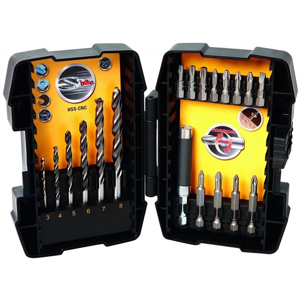 ΣΕΤ 19 ΤΕΜΑΧΙΩΝ ΤΡΥΠΑΝΙΑ HSS-CNC & ΜΥΤΕΣ STANLEY STA88200-XJ