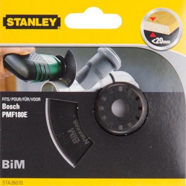 STANLEY ΛΕΠΙΔΑ ΤΜΗΜΑΤΙΚΗΣ ΟΔΟΝΤΩΣΗΣ BIMETAL Φ85ΜΜ STANLEY STA26070-XJ