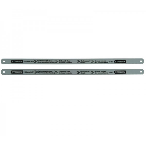 ΛΑΜΕΣ ΣΙΔΗΡΟΠΡΙΟΝΟΥ LION 300mm/24TPI  2 ΤΕΜΑΧΙΑ STANLEY 0-15-842