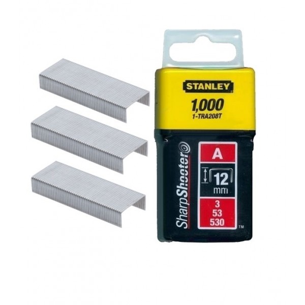 ΔΙΧΑΛΑ ΤΥΠΟΥ Α 5/53/530 12mm 1000 ΤΕΜΑΧΙΑ STANLEY 1-TRA208T