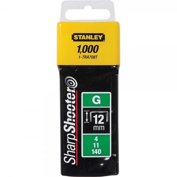 ΔΙΧΑΛΑ G 4/11/140 ΒΑΡΕΩΣ ΤΥΠΟΥ 12mm 1000 ΤΕΜΑΧΙΑ STANLEY 1-TRA708T