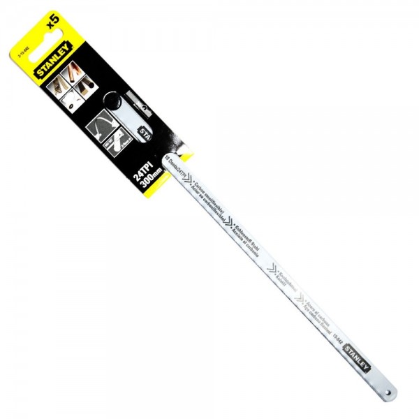 ΛΑΜΕΣ ΣΙΔΗΡΟΠΡΙΟΝΟΥ LION 300mm/24TPI  5 ΤΕΜΑΧΙΑ STANLEY 2-15-842