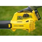 Φυσητήρας Χειρός 20V με 1 Μπαταρία 4Ah και φορτιστή-Μέγιστη Ταχύτητα Αέρα 145km/h Stanley SFMCBL714M1