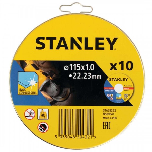 Δίσκος Κοπής Μετάλλου 10 τμχ 115x1x22.23mm Stanley STA38252-XJ Δίσκος Κοπής Μετάλλου 10 τμχ 115x1x22.23mm Stanley STA38252-XJ